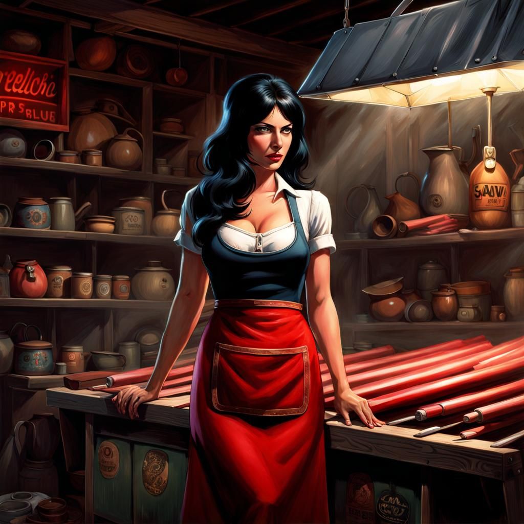 Eldritch Saw Shop in 1960s Los Angeles