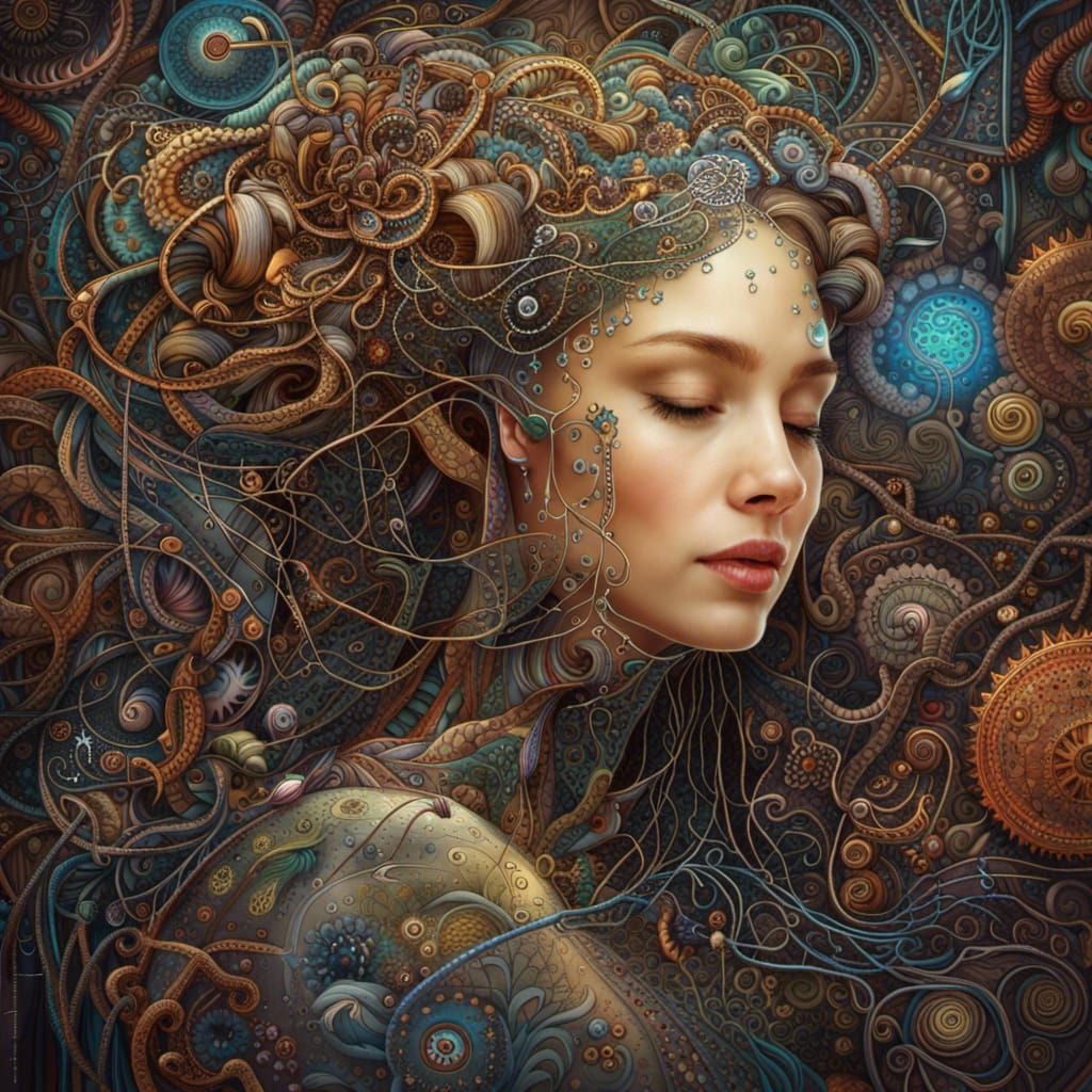 Dream Machine: Ornate Dreams Projected onto Screen