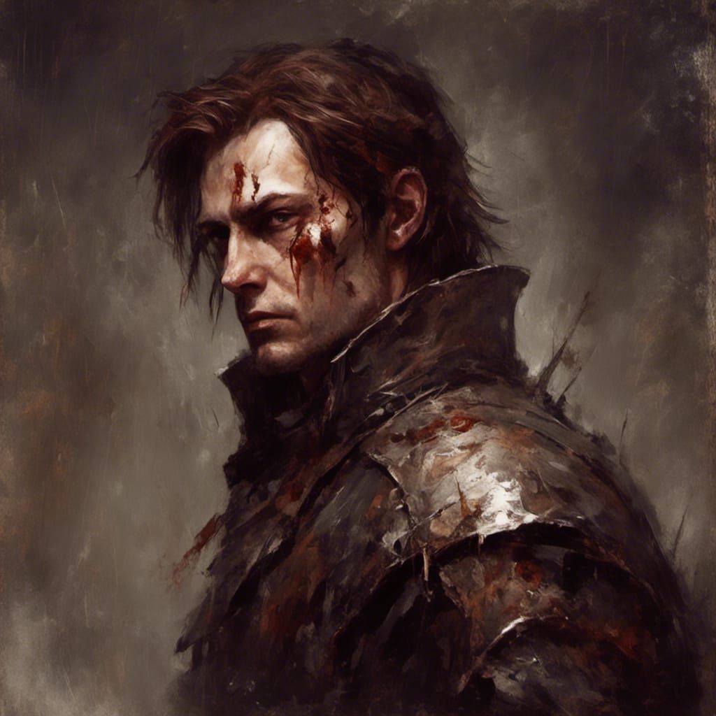 Noble Paladin: Macabre Portrait of a Warrior