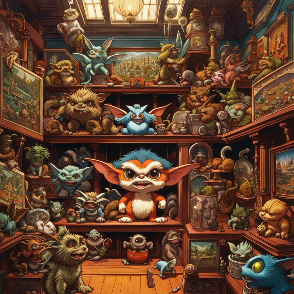 No water allowed in this museum - Gremlins Museum