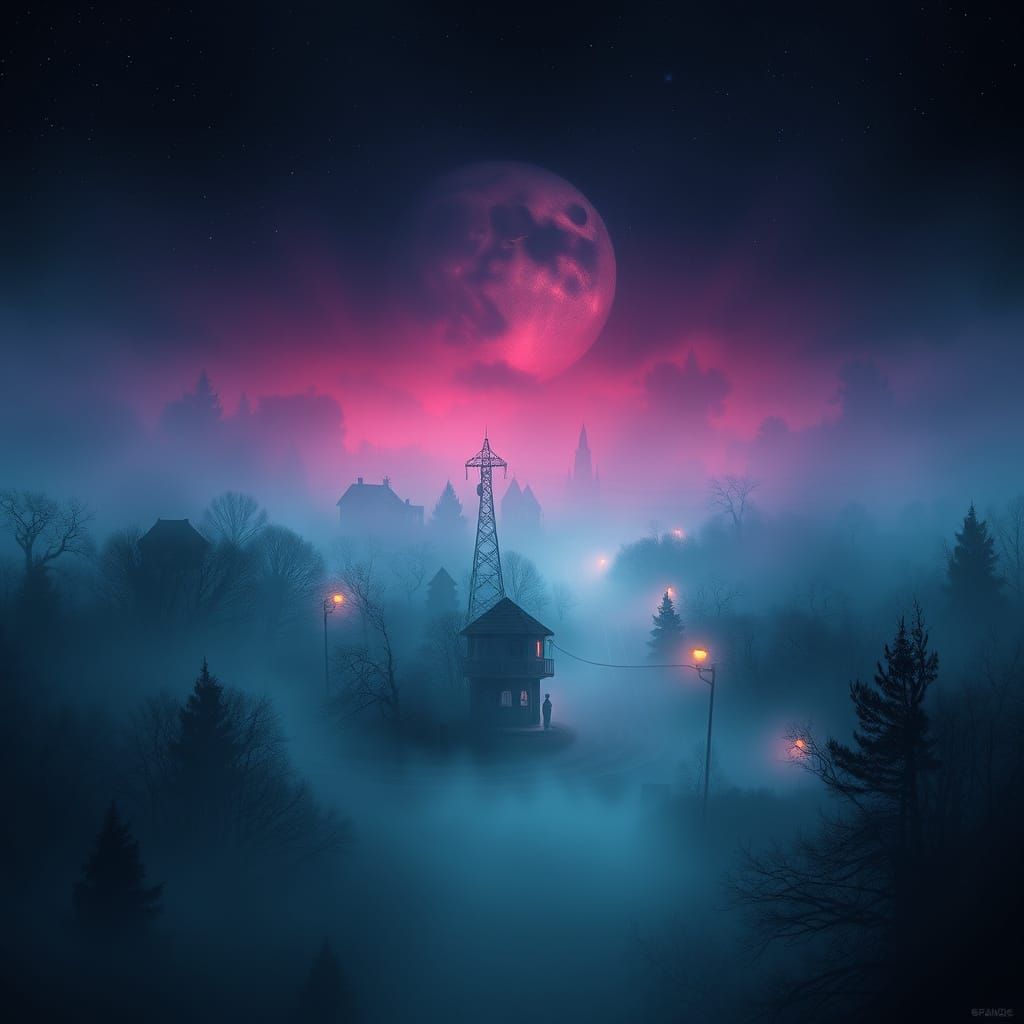 Ethereal Hawkins Landscape in Unreal Engine 5 Style