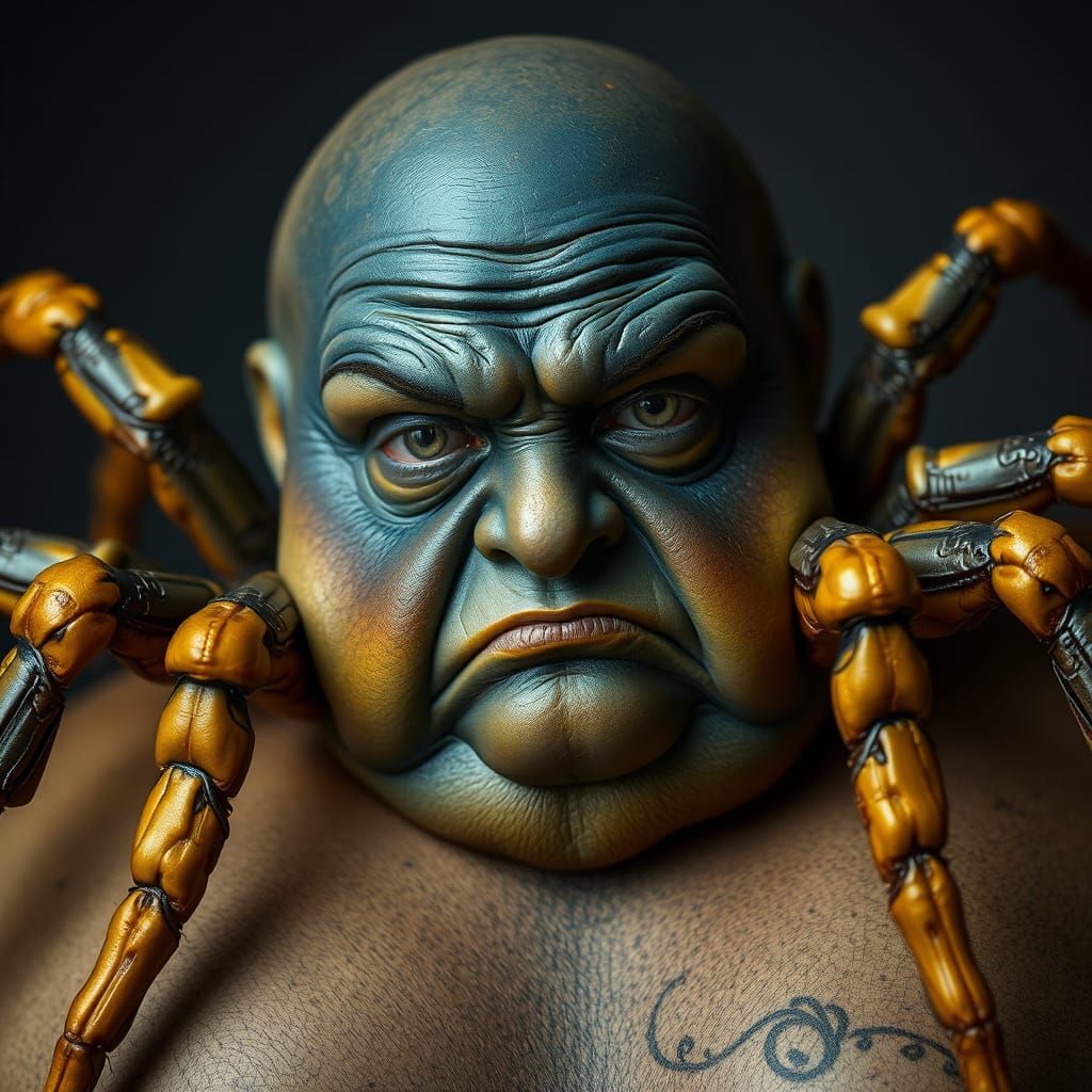 Eerie Macro Image with Avant-Garde Makeup