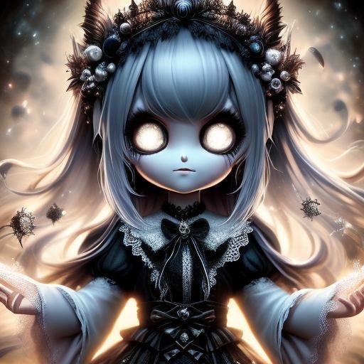 Ghostly Gothic Portrait of a Nightmare