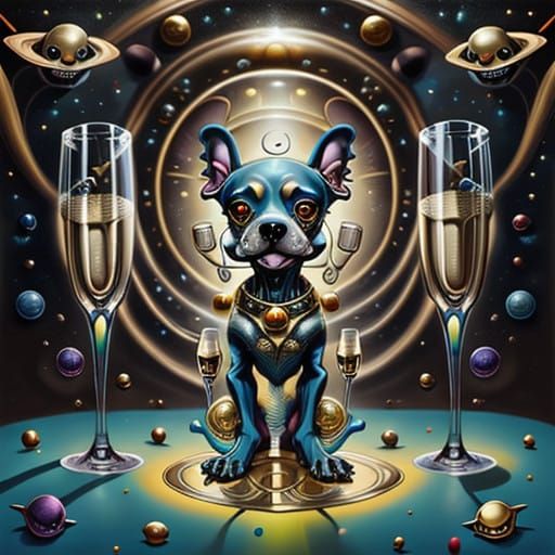 Cosmic Canine Reveler