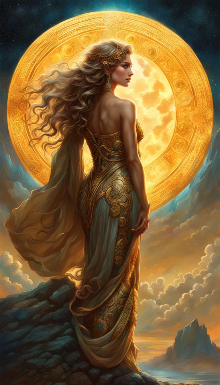 Celestial Art: Leo Constellation in Digital Style