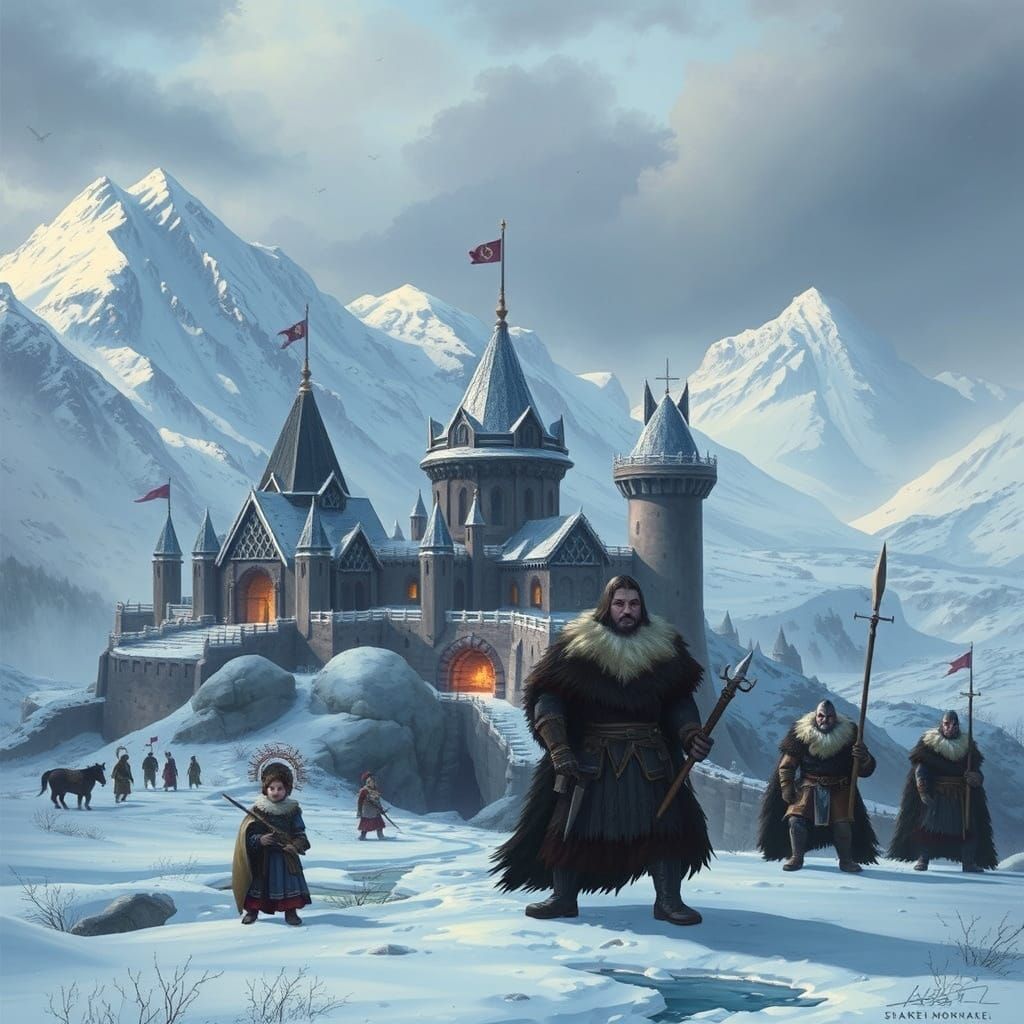 Majestic Northern Kingdom of Ice and Snow