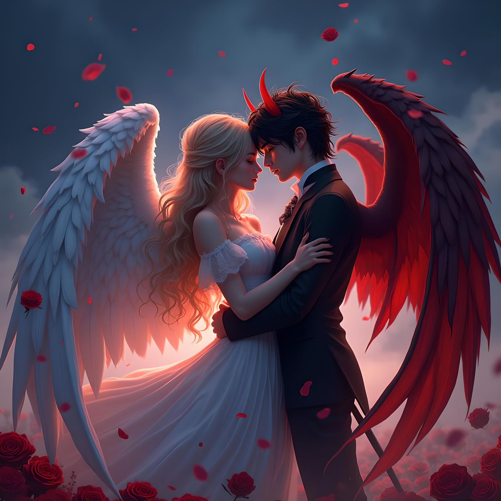 Angel and Devil: A 3D Anime Love Story