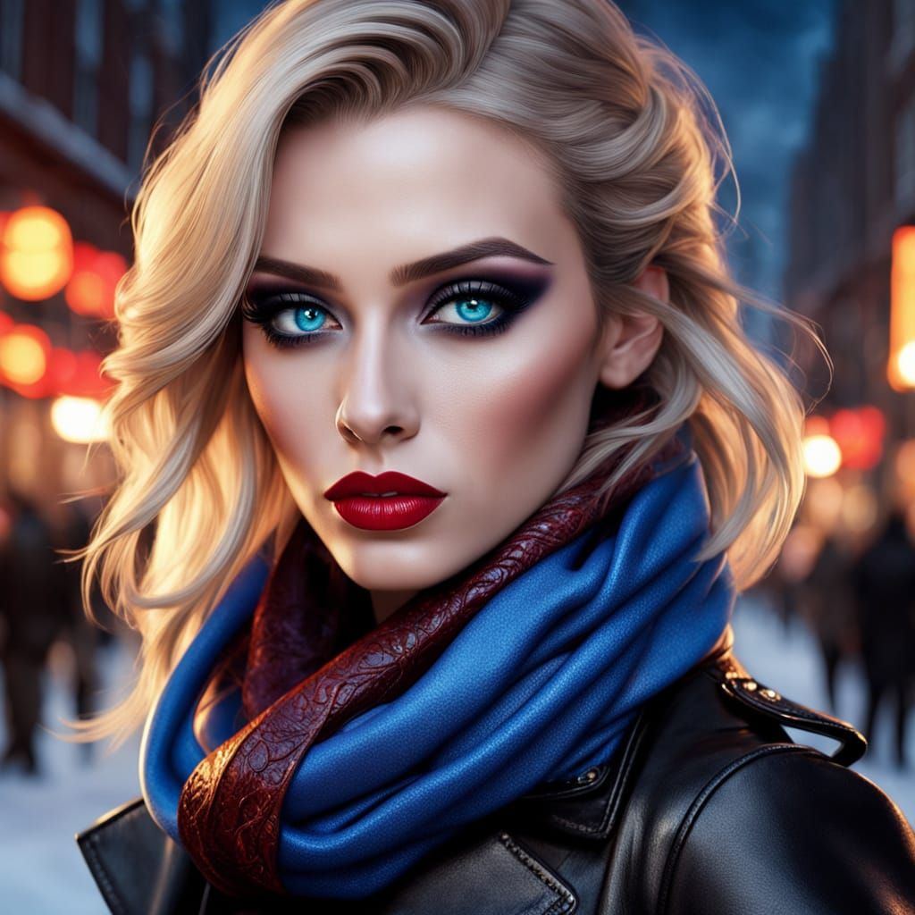 Kara Zor-El Portrait in Hyper-Realistic Digital Art