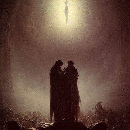 Romantic Horror: Demon and Human Embrace