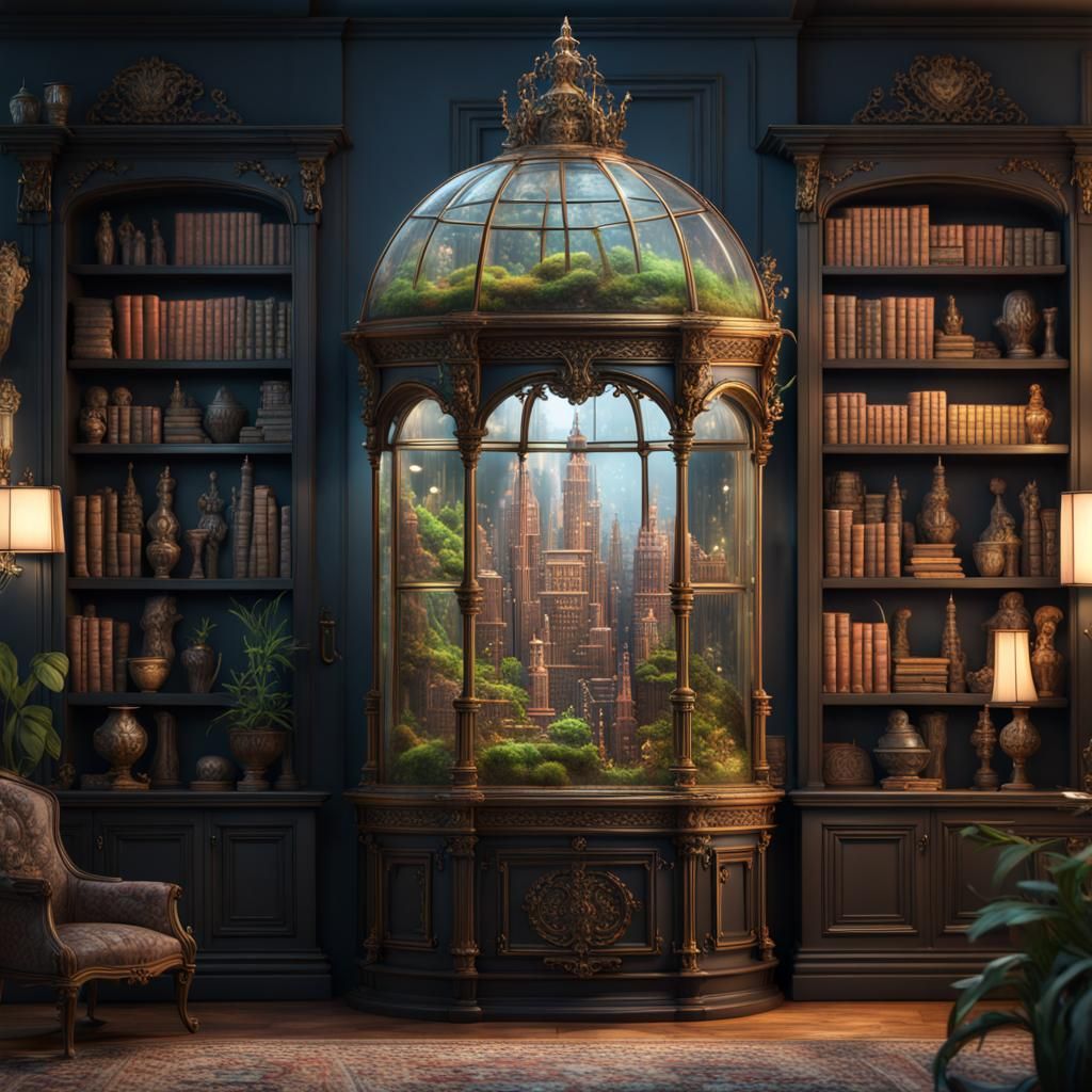 City Terrarium: Ornate Matte Painting in Unreal Engine