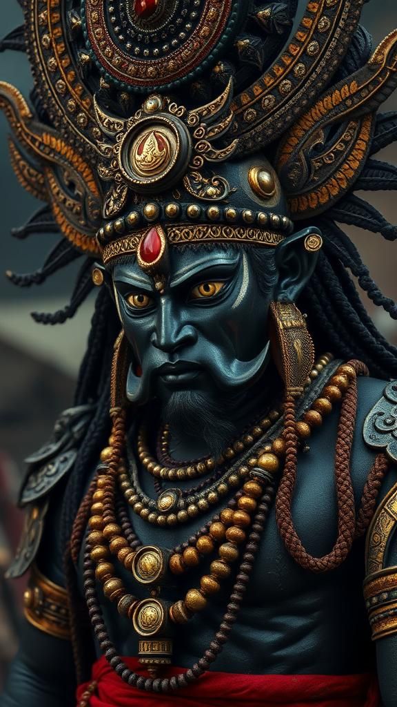 Hyperrealistic Bajarangbali Avatar in Sharp Focus