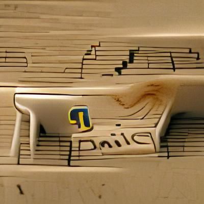 AI Interpretation of a Piano