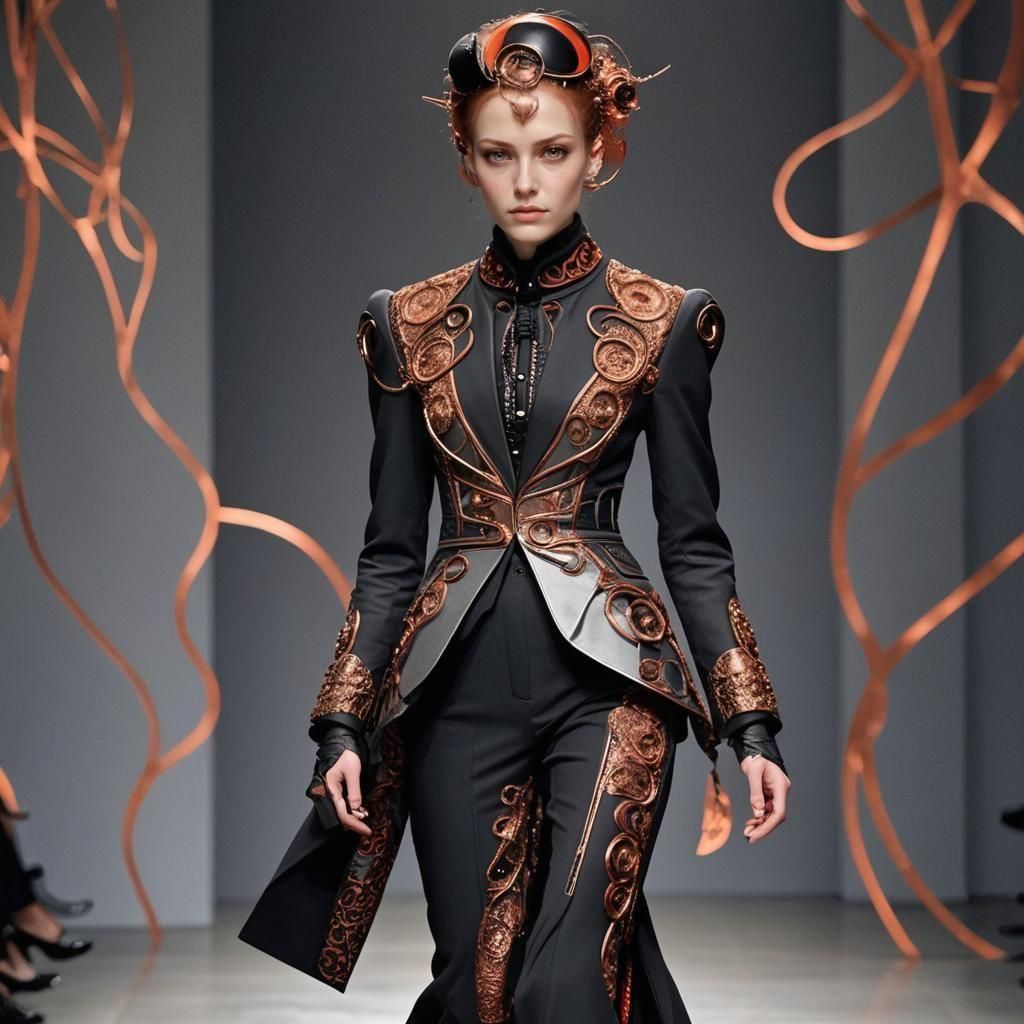 Futuristic Fashion in Avant-Garde Surrealist Pop