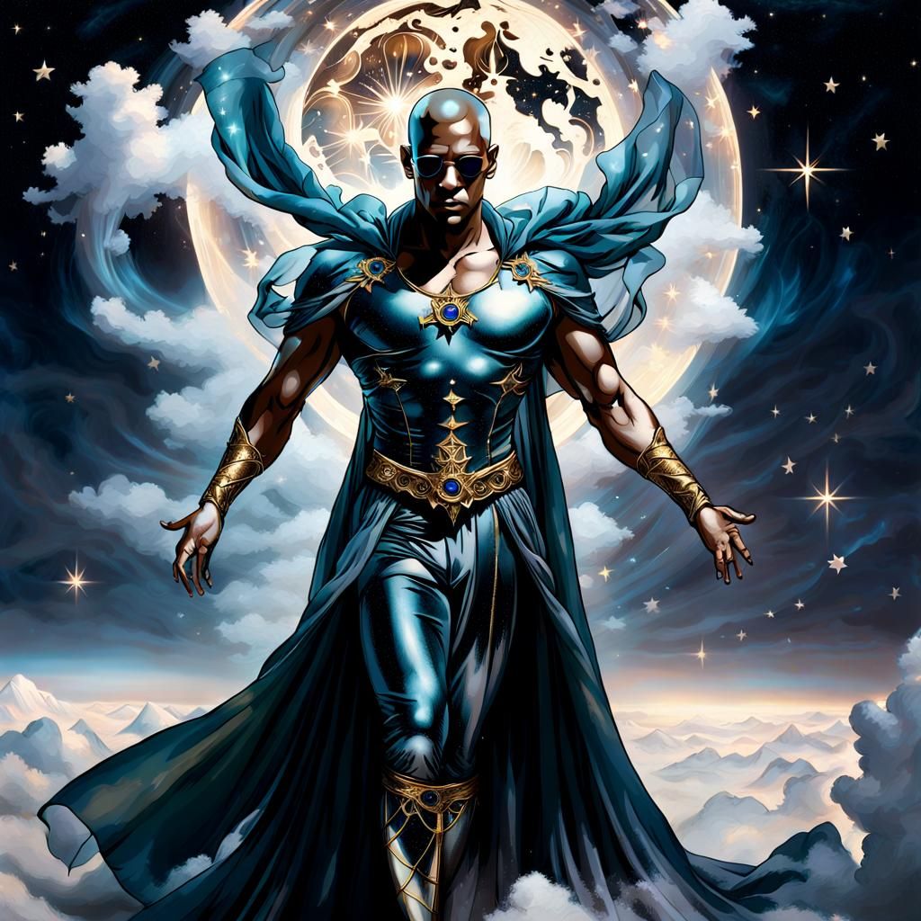 Morpheus, in his regal figure