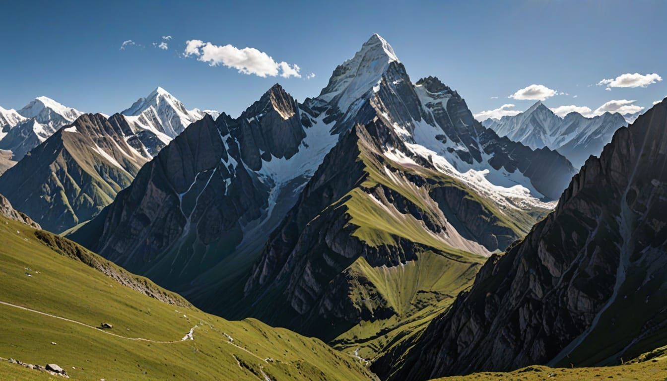 Surreal Waxy Peaks Melt Under Warm Sunlight