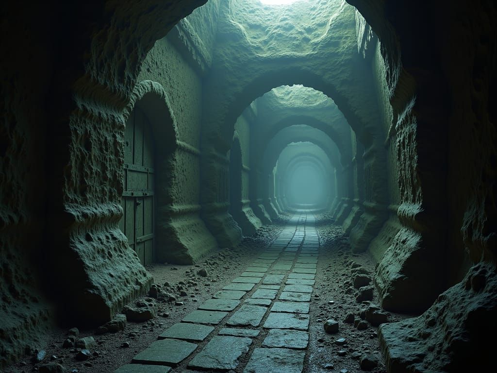 Xenomorph Labyrinth: A Dystopian Zombiecore Maze