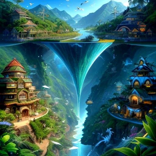 Ecological Harmony: A Futuristic EcoVillage by a Grandfather...