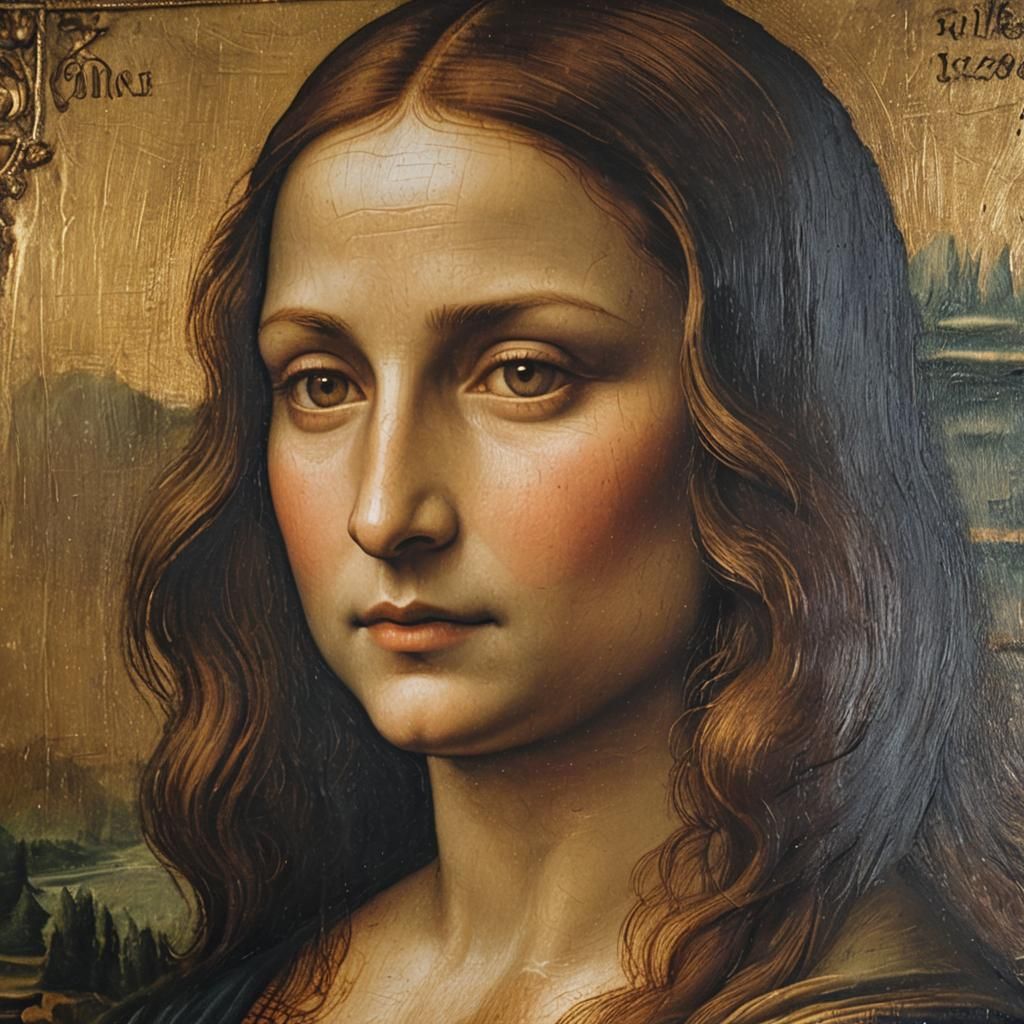 Leonardo da Vinci Painting Mona Lisa: Renaissance Oil