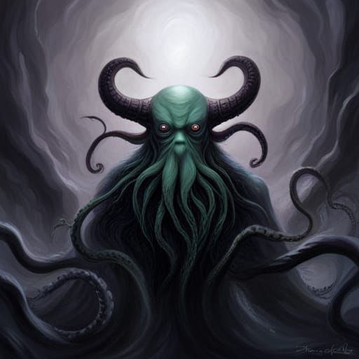 High Gothic Horror Cthulhu God