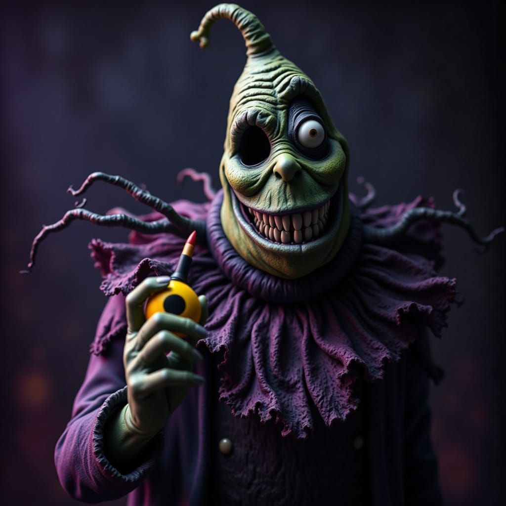 Tim Burton's Oogie Boogie in Dramatic Animated Realism