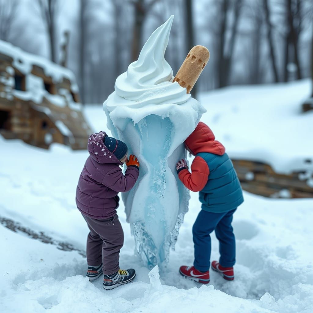 AI Generated Image of Ice Cream