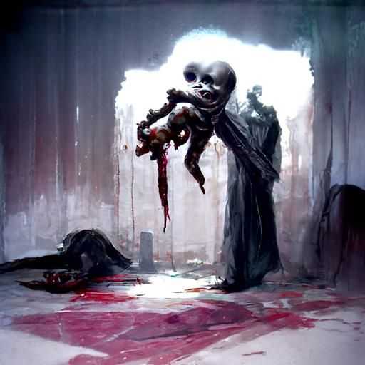 Sinister Fetus Birthday in Detailed Style