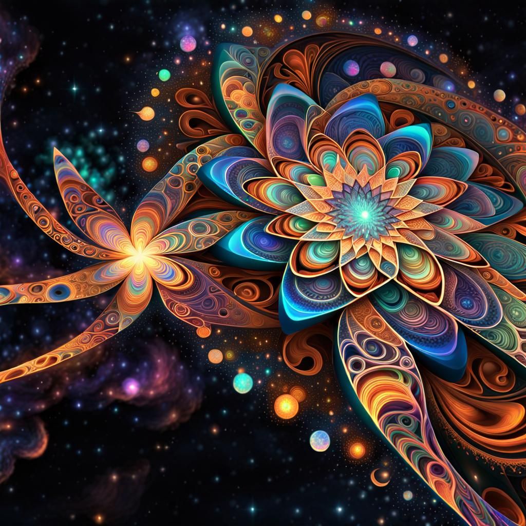 Vibrant Cosmic Songline with Star Clusters and Plasma