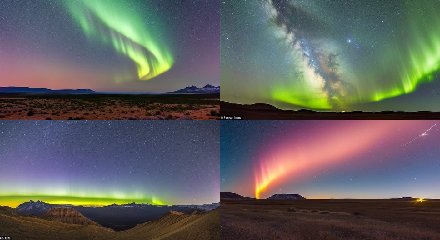 Mesmerizing Aurora Shimmers Across Starry Expanse
