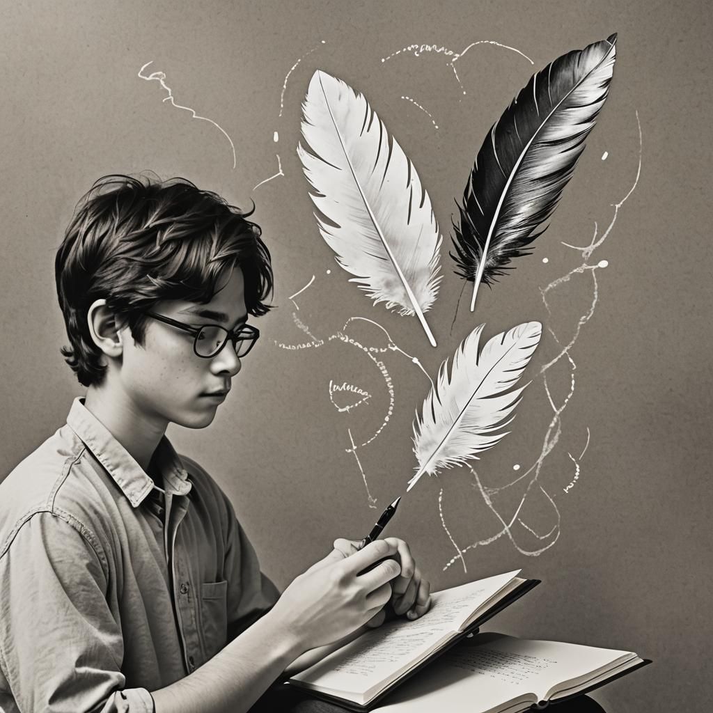 Student's Journal Inspires Monochromatic Visions