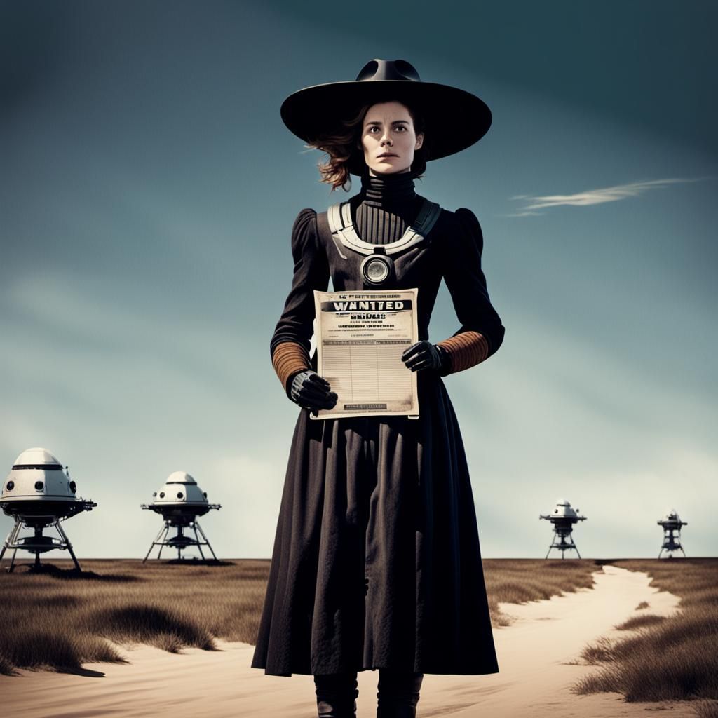 Interstellar Wanted Posters: Sci-Fi Art