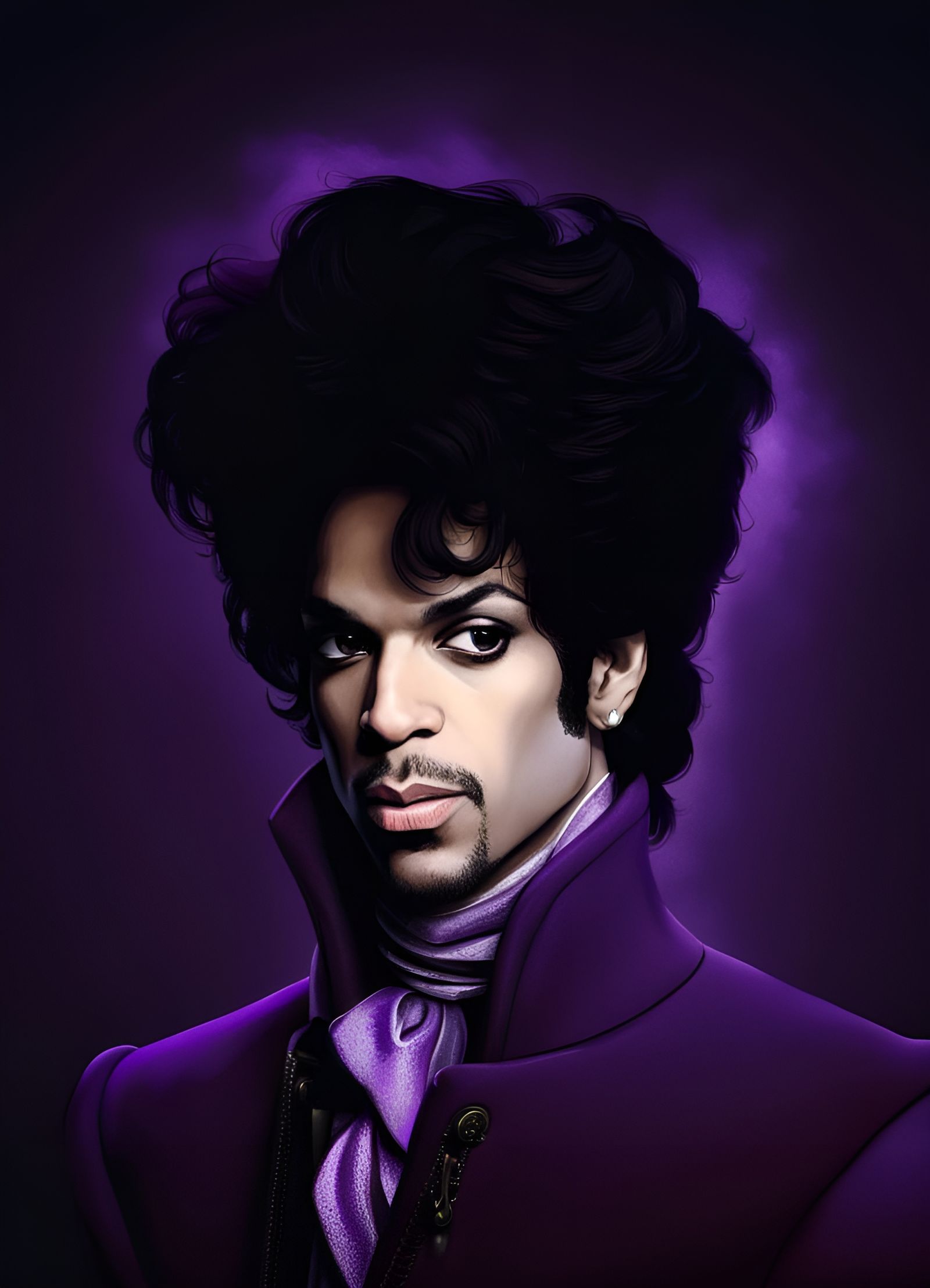 Striking Portrait of Prince