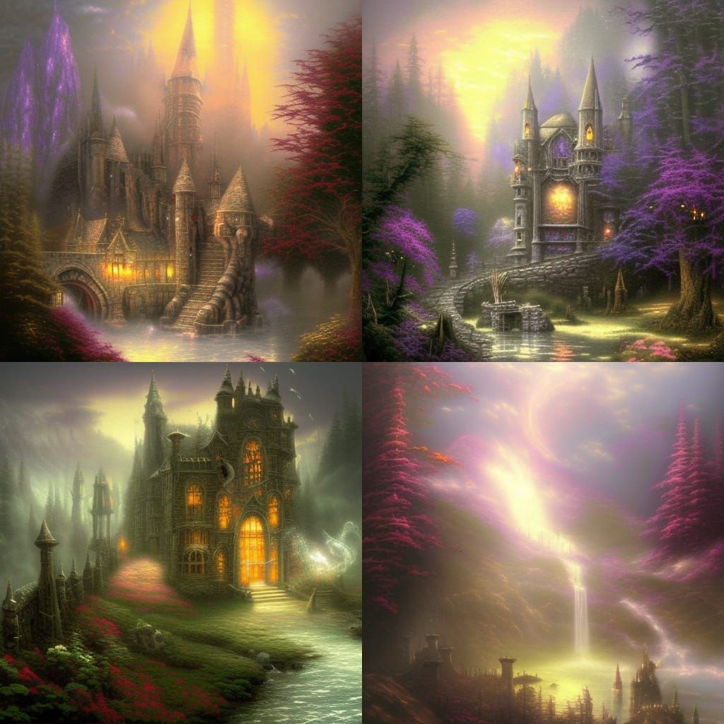 Ethereal Dark Souls Monster in Fantasy Landscape