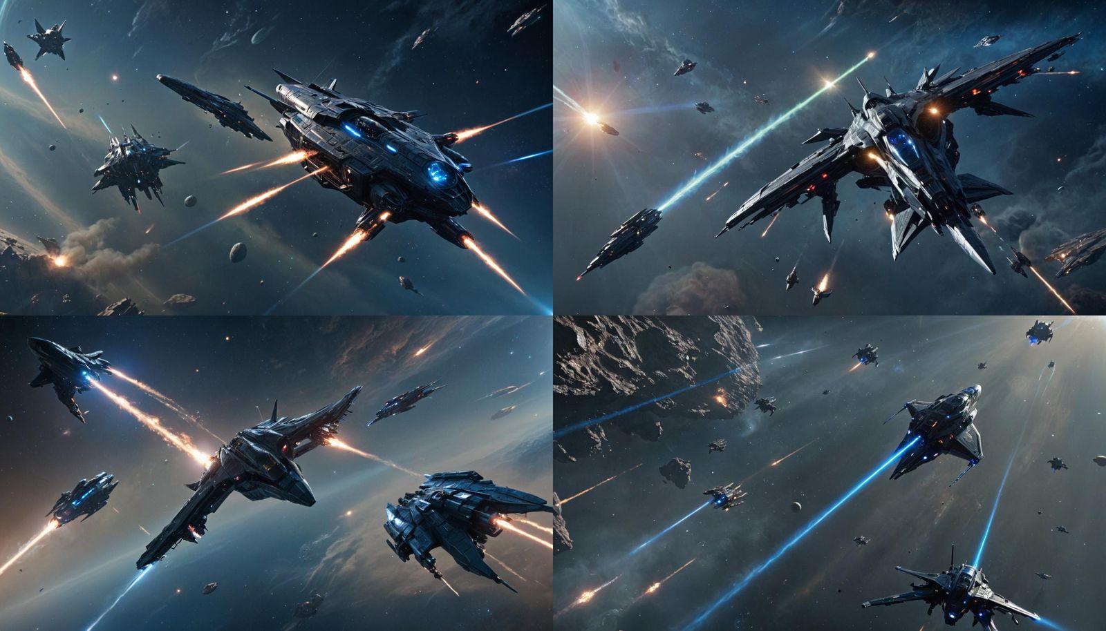 High-Stakes Space Battle with Modified Alien Starship