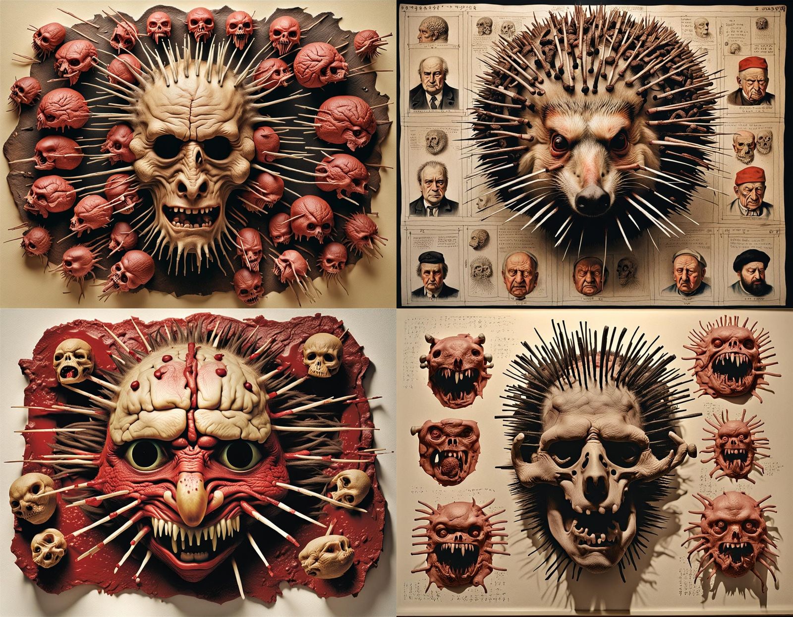 Horrific Hedgehog Homunculus: Expressionist Vivisection Nigh...