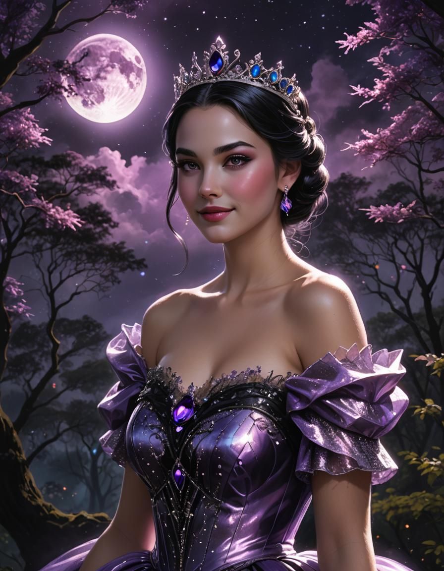 Swan Princess in a Dark Forest