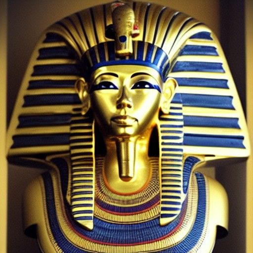 Seductive Tutankhamun in Divine Sunshine