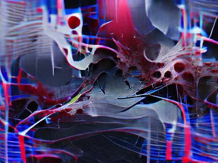 Abstract Devein AI Image