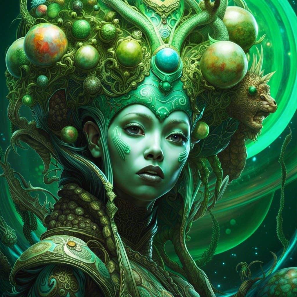 Breathtaking Alien Fantasycore Artwork in 8k