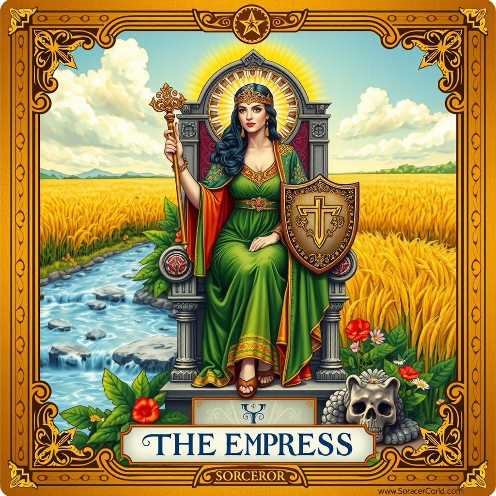 The Empress Tarot Card in Rich Detail
