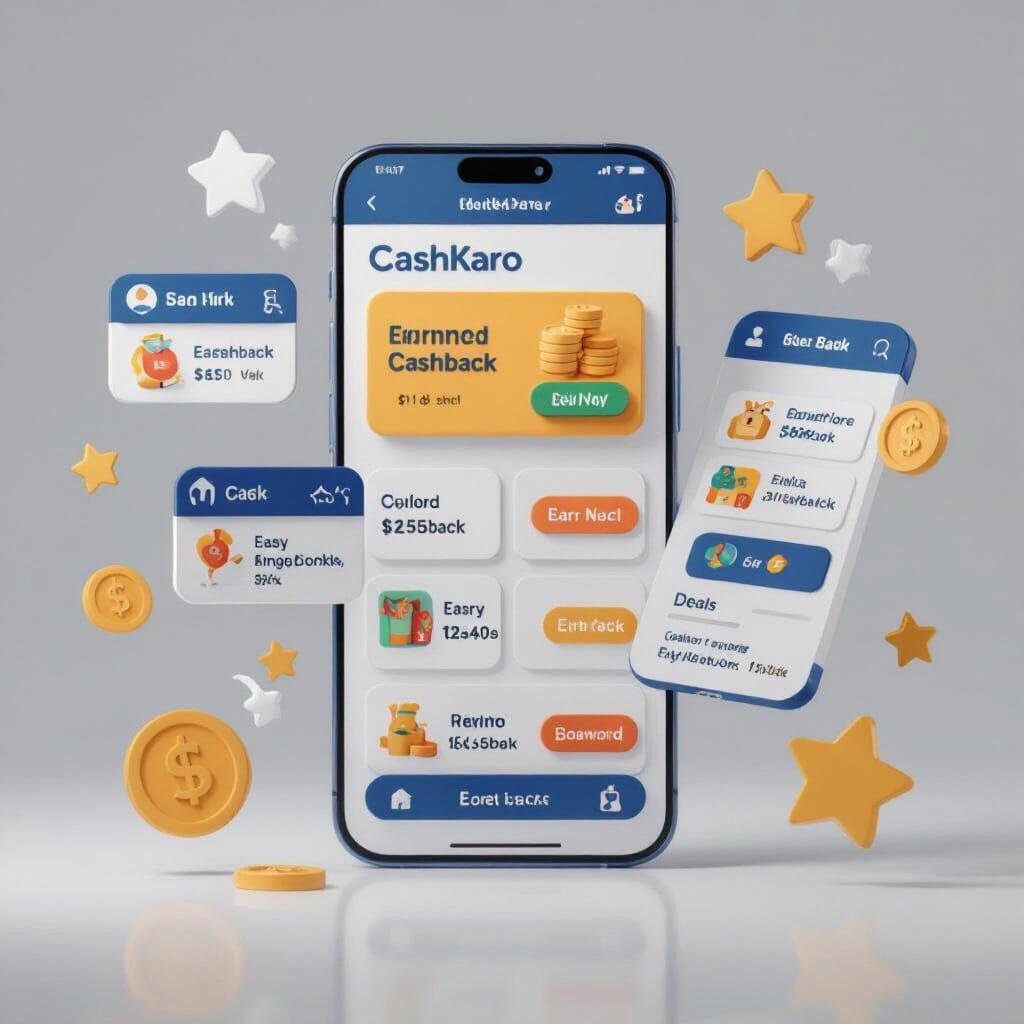CashKaro App 3D Animation: Cashback & Deals