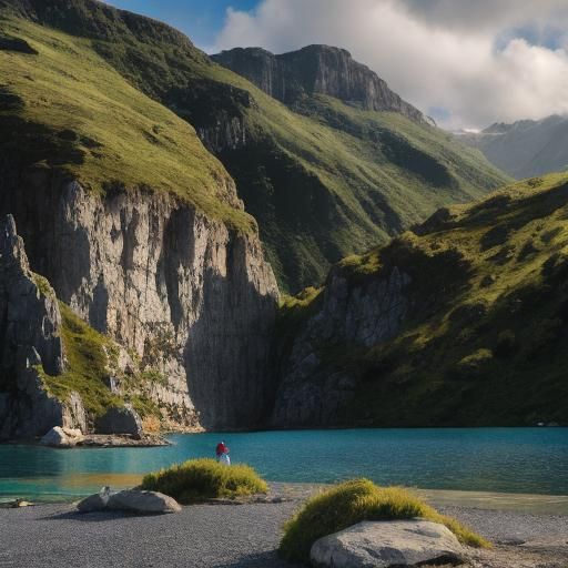 AI Generated Image of the Number Three