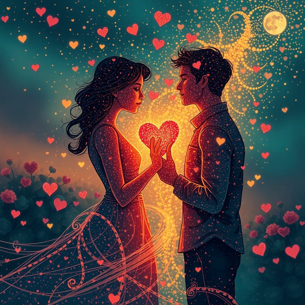 River of Eternal Love Connects Hearts in Harmony