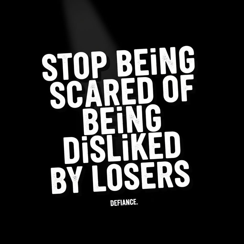 Motivational Poster: Defy Dislike, Embrace Empowerment