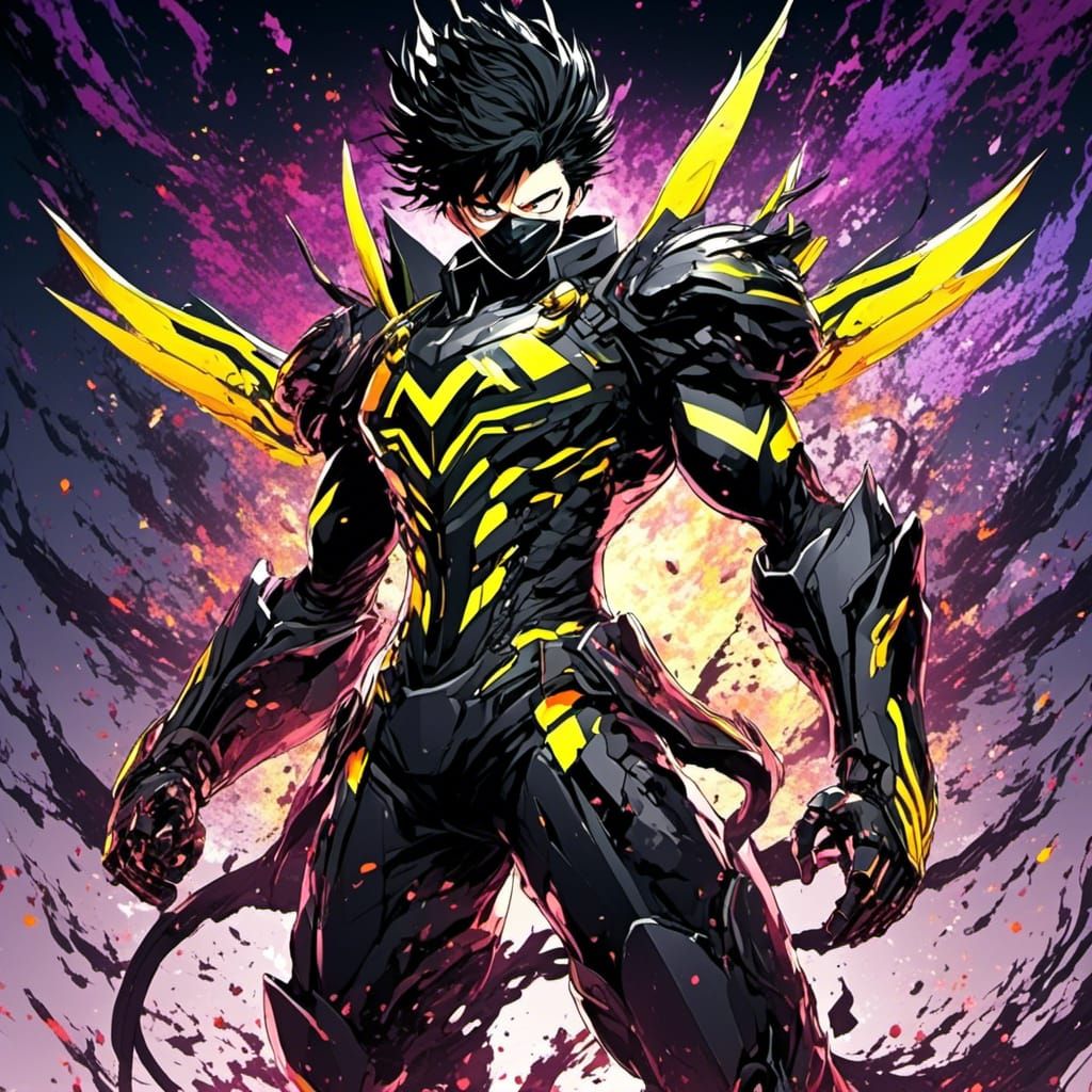 My Hero Academia Character with Organic Suit and Wings