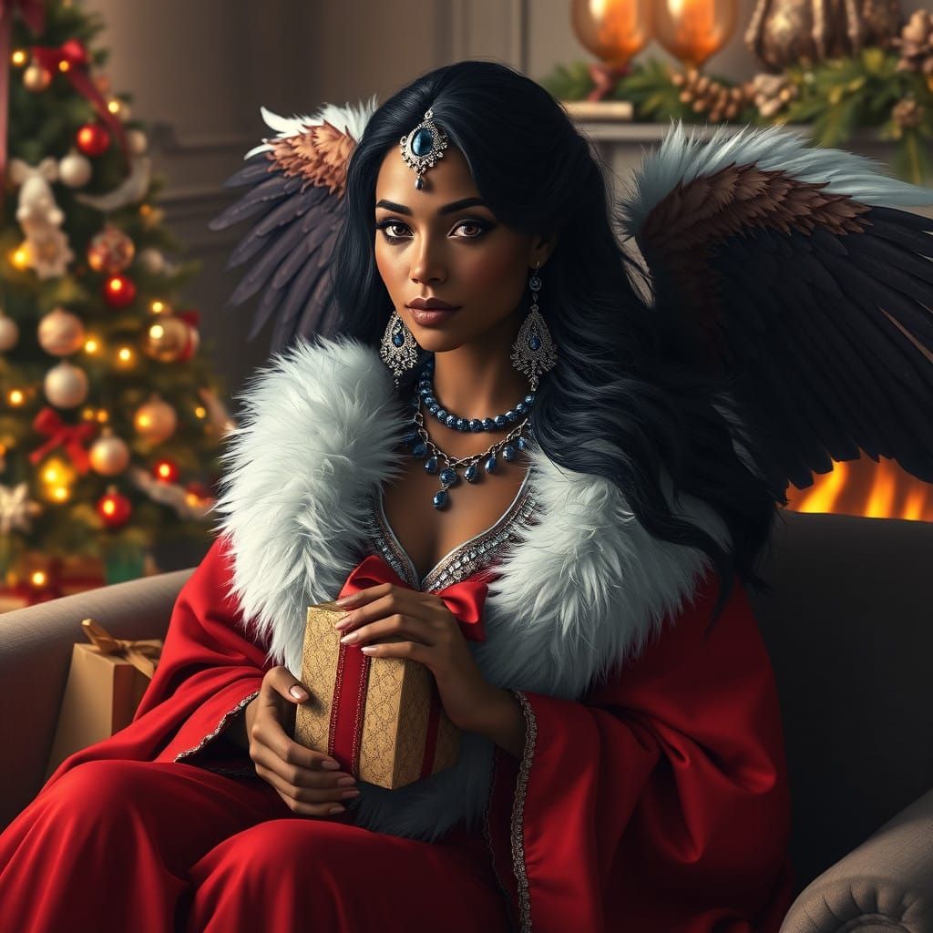 Ishtar, Mesopotamian Goddess of Heaven, Earth, and Love, in...