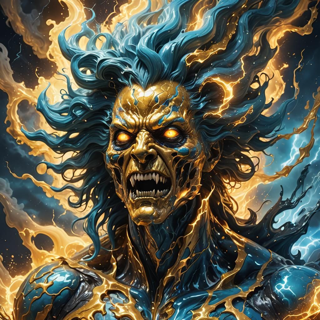 Plasma Aura Skinwalker in a Fractal Landscape