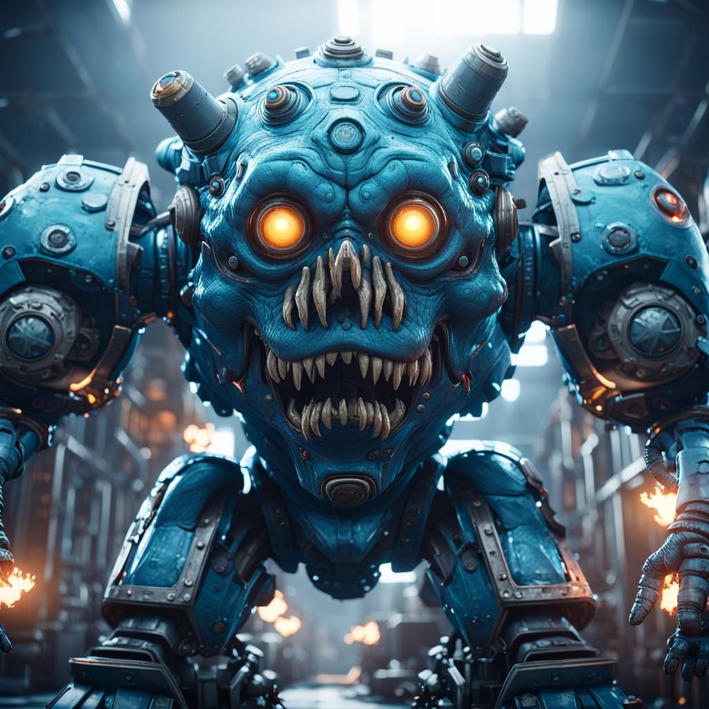 Chemistry to Mechanic Energy Monster in 3D