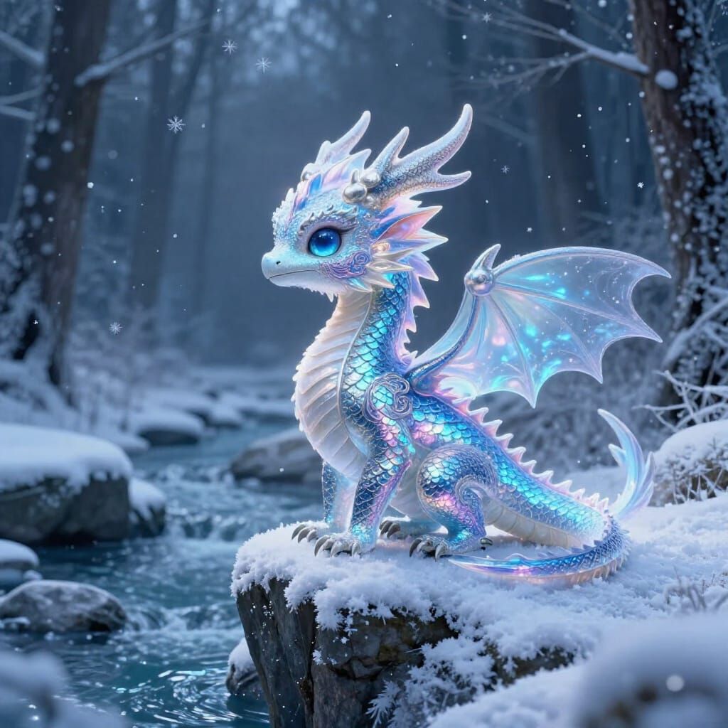 Silvy the Snow Dragon 2