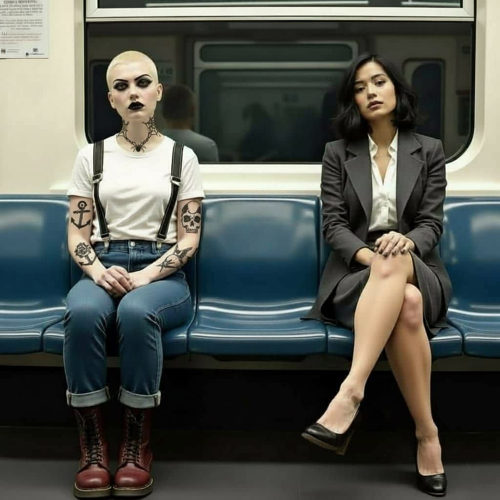 Urban Contrast: Metro Passengers Show Lifestyle Differences