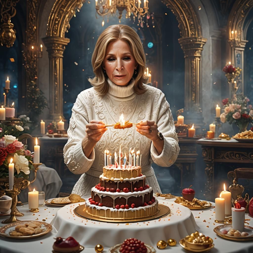 Barbra Streisand Birthday Celebration: Detailed Matte Painti...